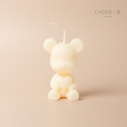 La Bougie Ours en coeur