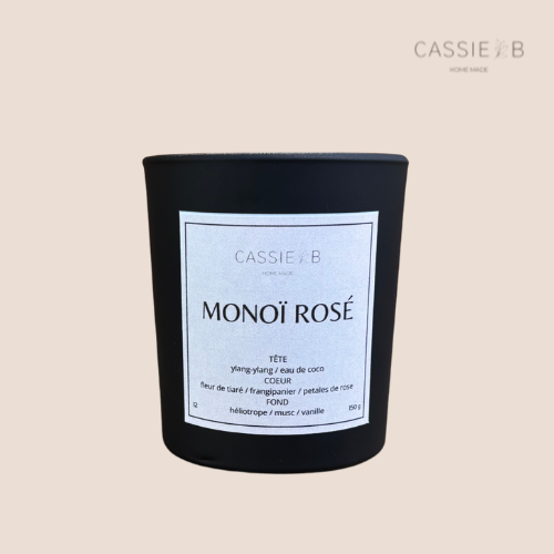 La bougie 150g MONOÏ ROSÉ