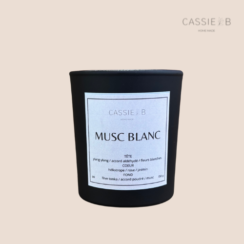 La bougie 150g MUSC BLANC