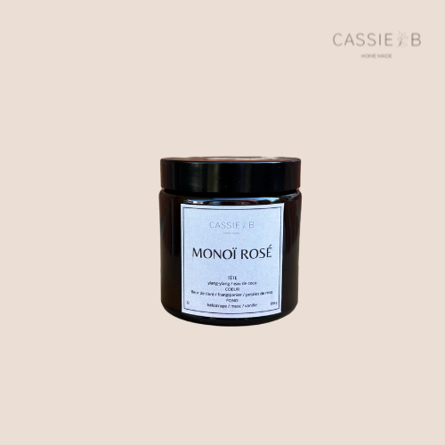 La bougie 100g MONOÏ ROSÉ