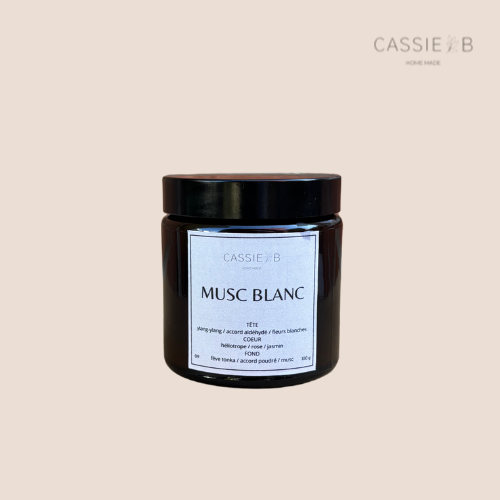La bougie 100g MUSC BLANC