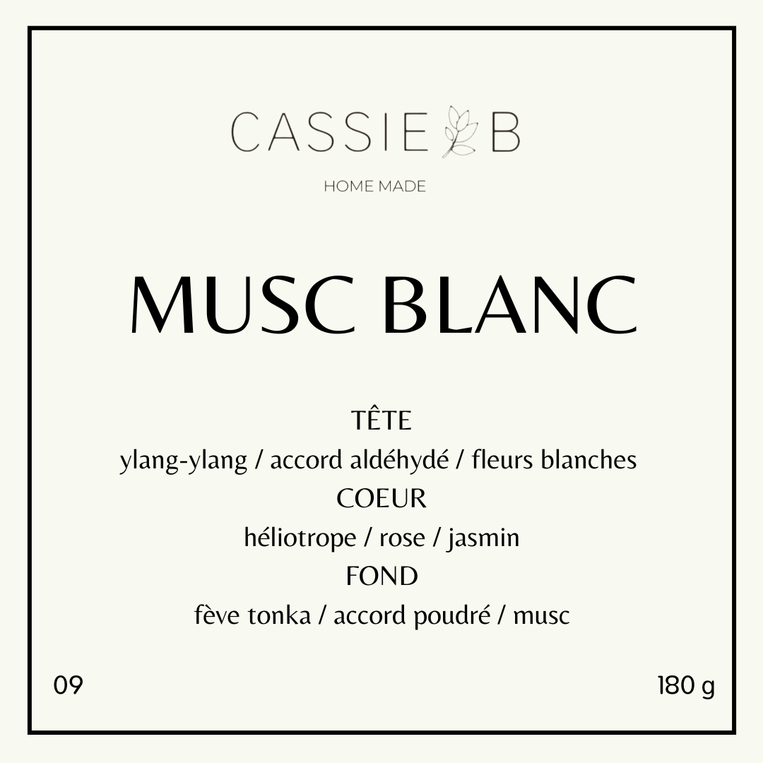 Musc blanc 180 g
