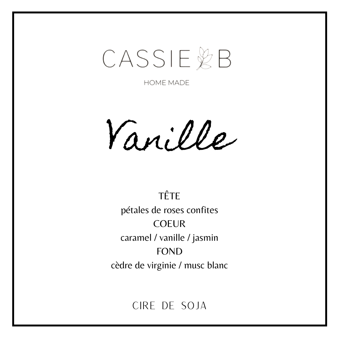 Bougies parfumées Vanille