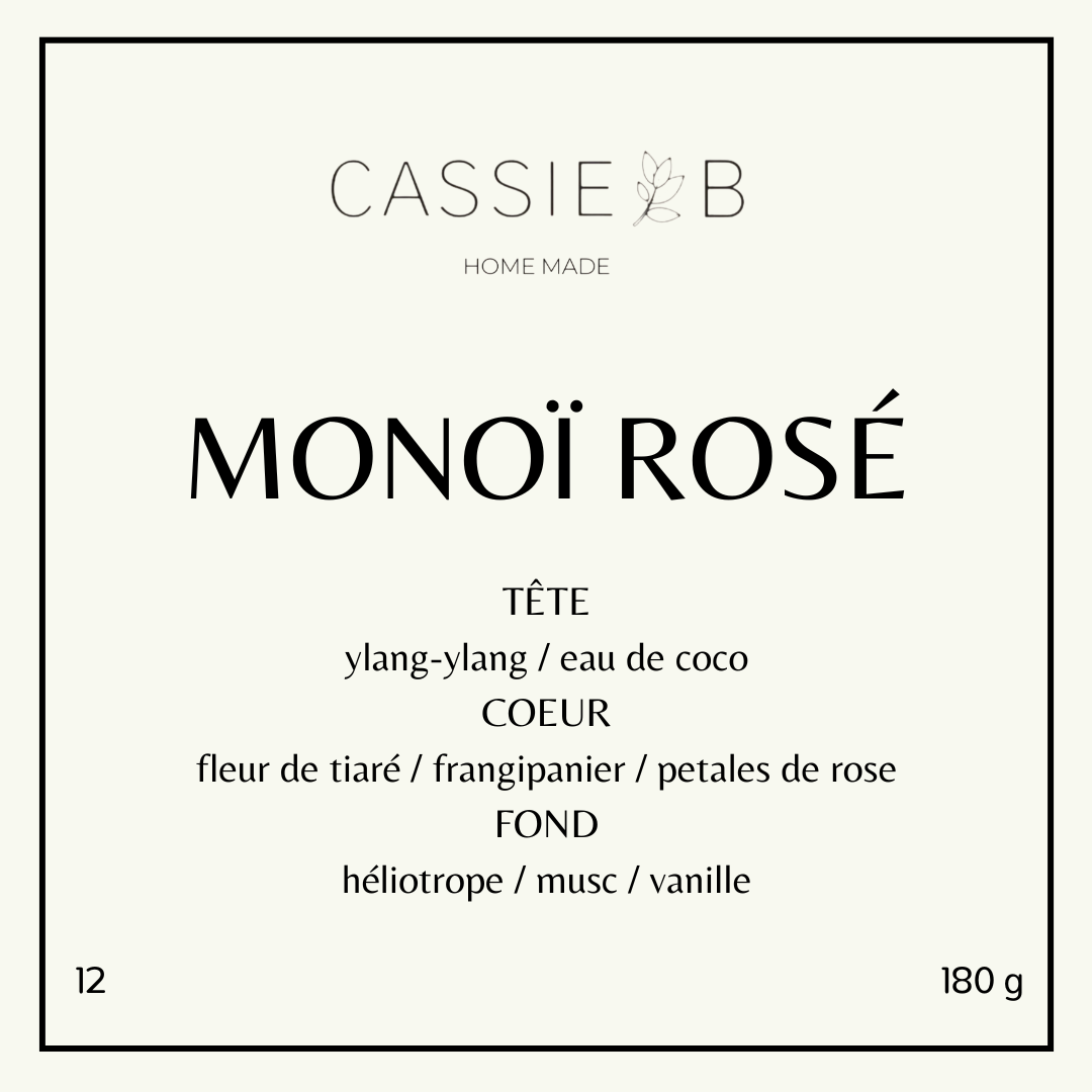 Monoï rosé 180 g