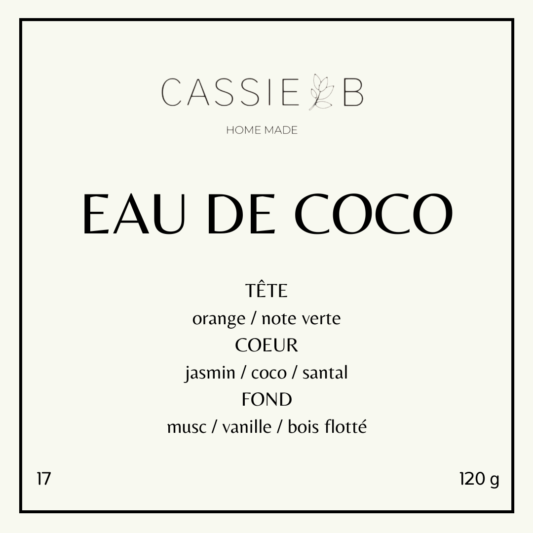 Eau de coco 120G