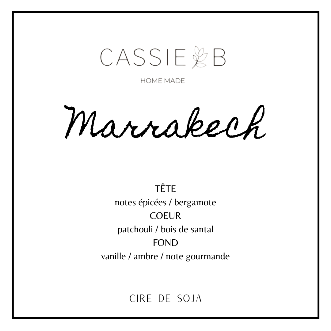 Bougies parfumées Marrakech