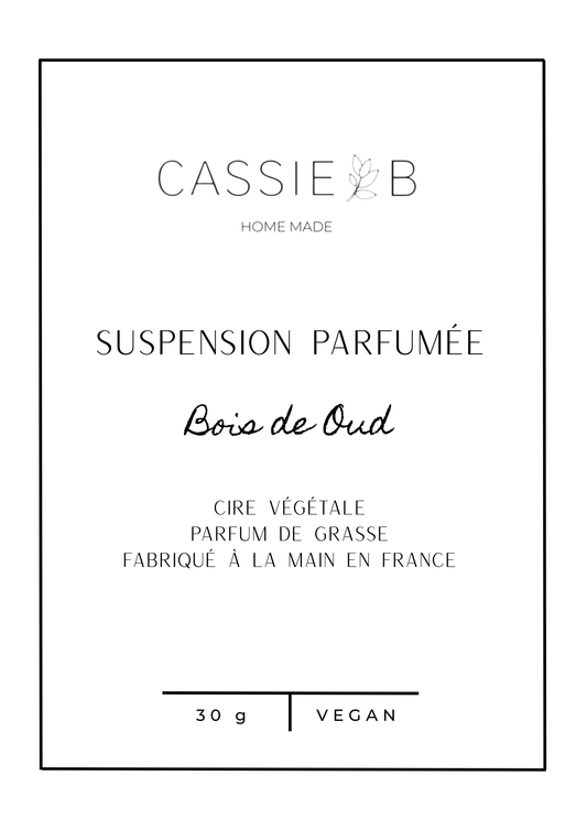 Suspensions parfumées Bois de oud