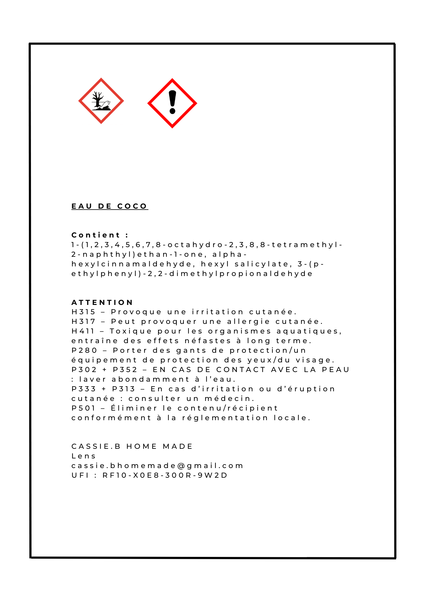 La tablette fondante EAU DE COCO