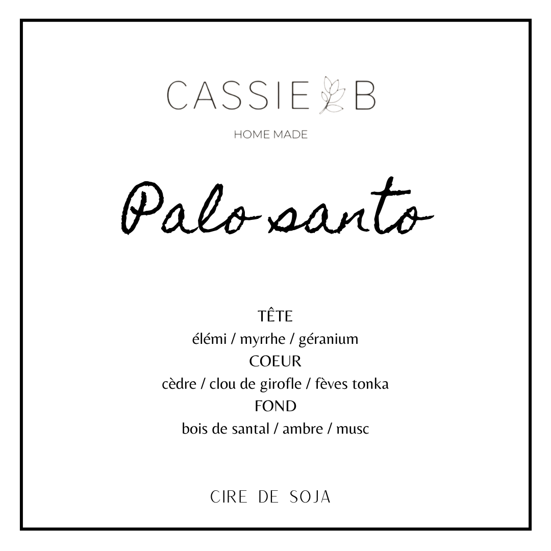 Bougies parfumées Palo santo