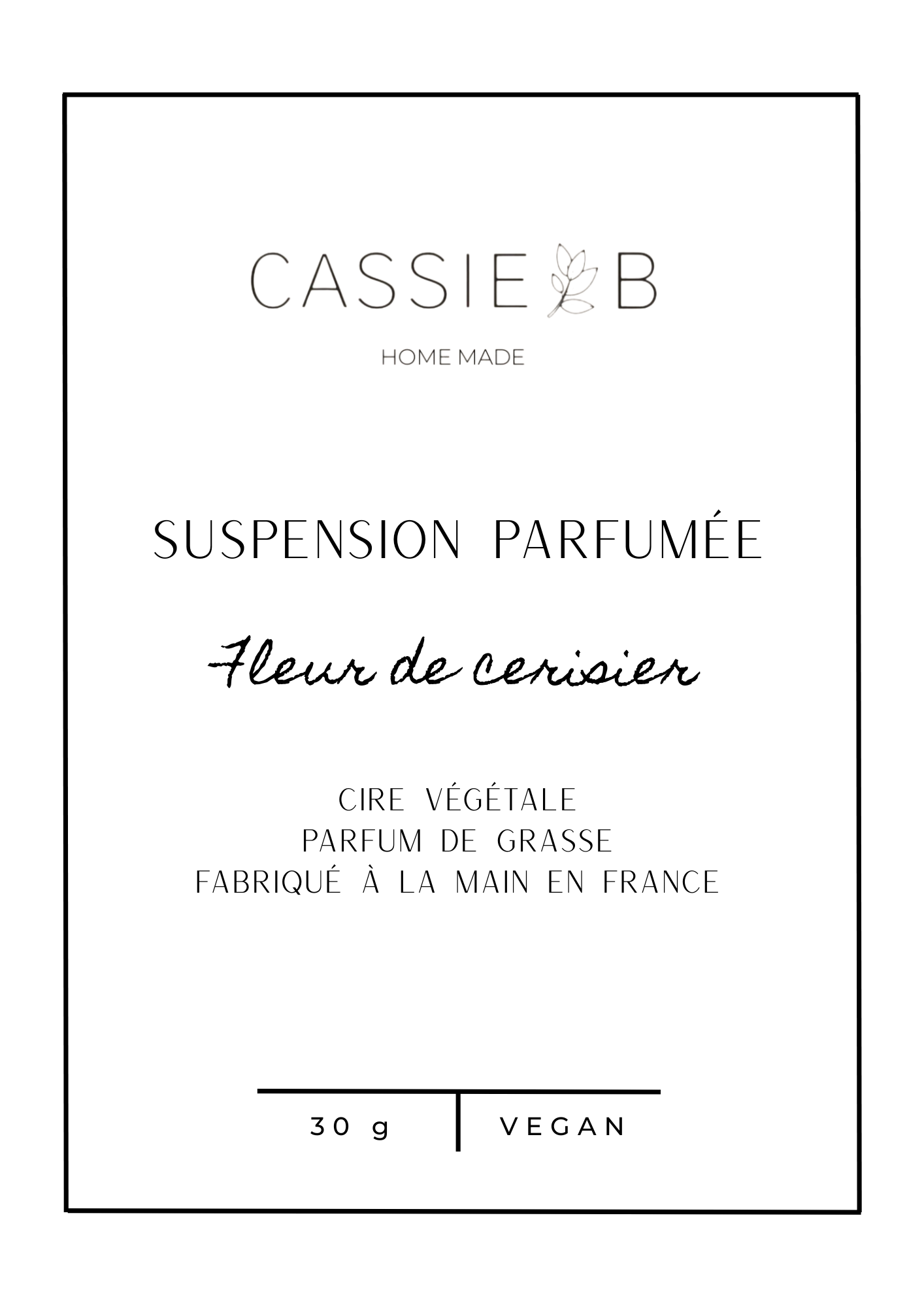 Suspensions parfumées Fleur de cerisier