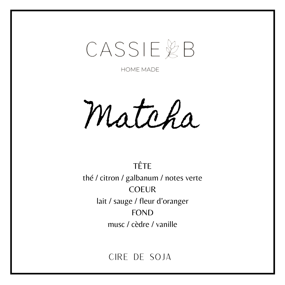 Bougies parfumées Matcha