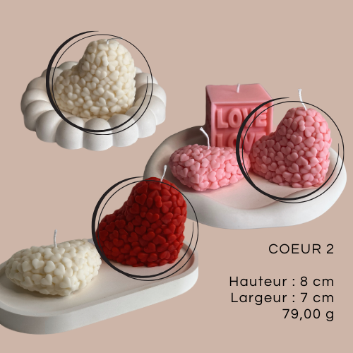 La bougie COEUR DE BEURRE