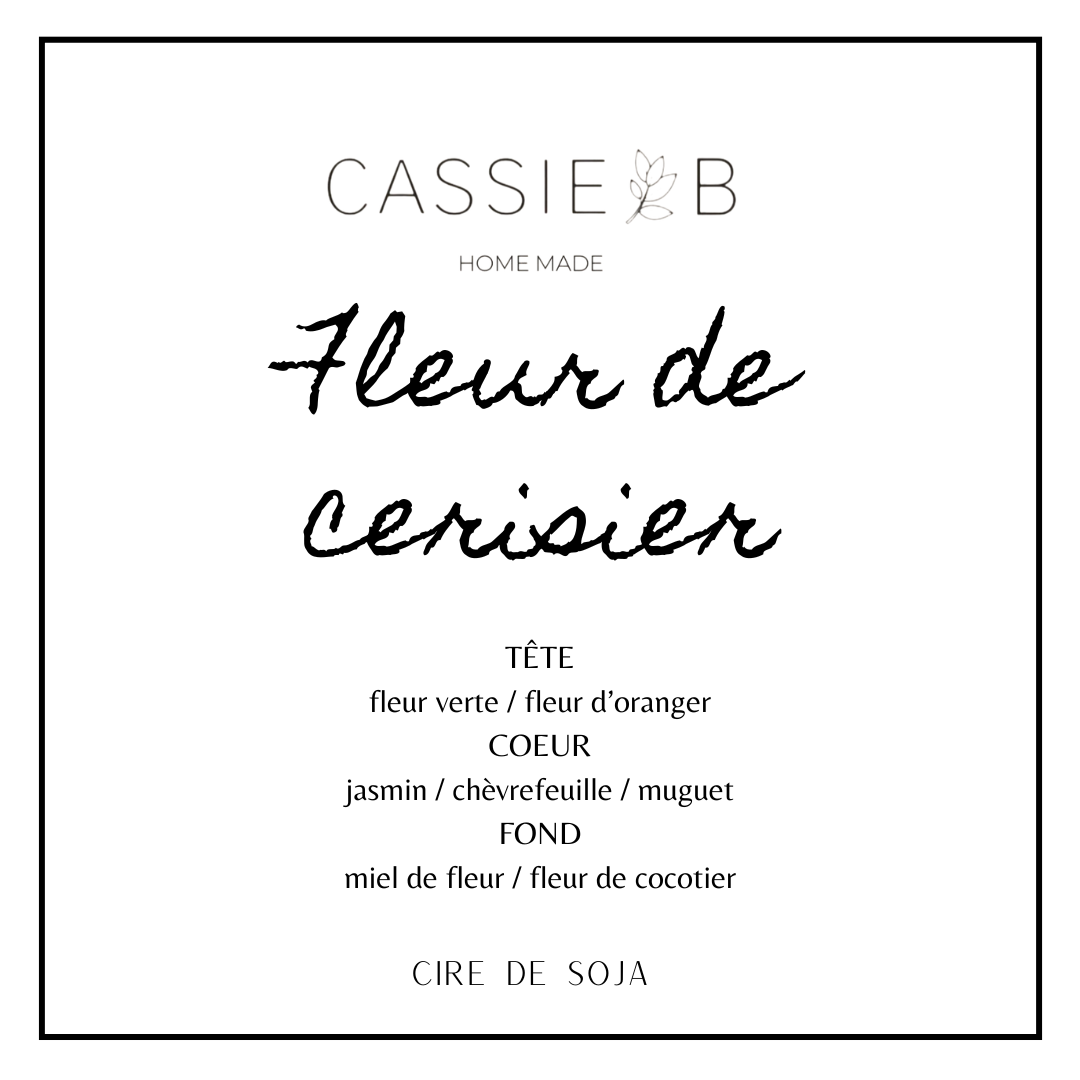 Bougies parfumées Fleur de cerisier