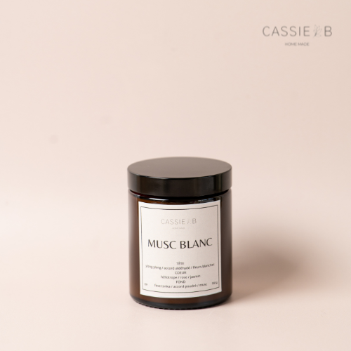 La bougie parfumée MUSC BLANC